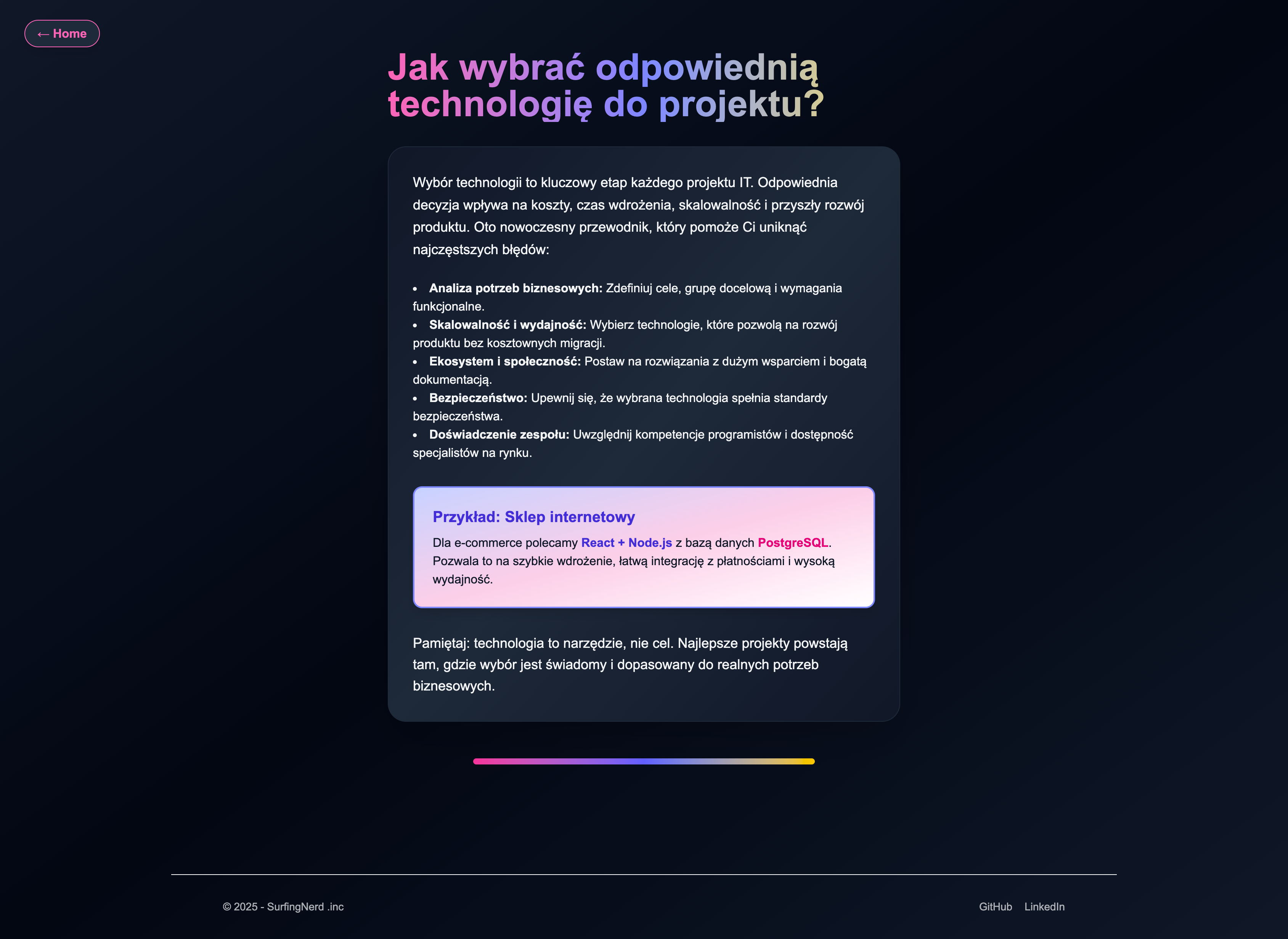 Portfolio deweloperskie screenshot 5